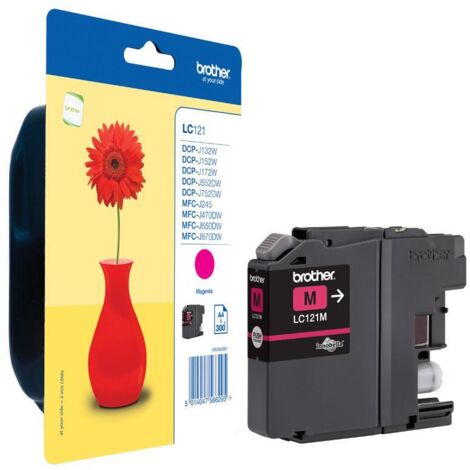 Brother LC121M cartuccia d'inchiostro 1 pz Originale Magenta (1/3)