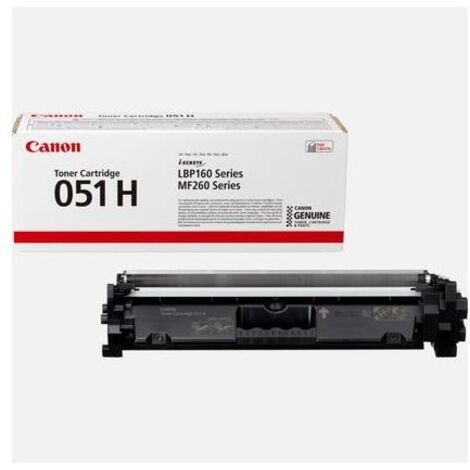 Toner Canon CRG-051H Nero per stampanti LBP-160 e MF-260, alta capacit� di 4100 pagine (1/4)