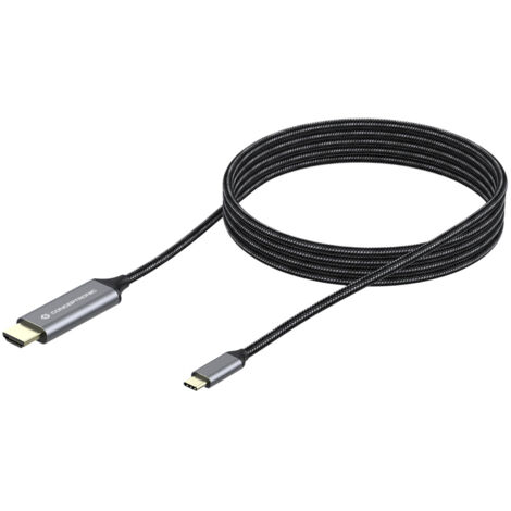 Conceptronic ABBY10G cavo e adattatore video 2 m USB tipo-C HDMI Grigio (1/5)