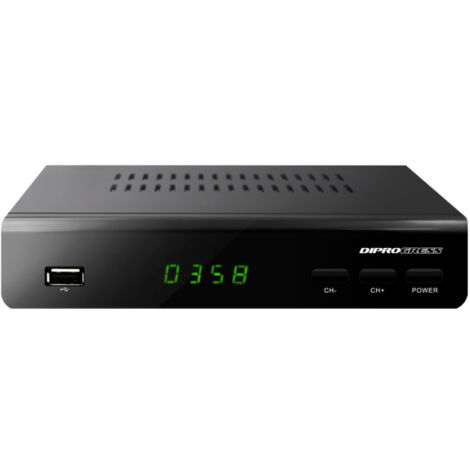 DIPROGRESS DPT203HD - Decodificatore Satellitare Full HD Nero per Televisori