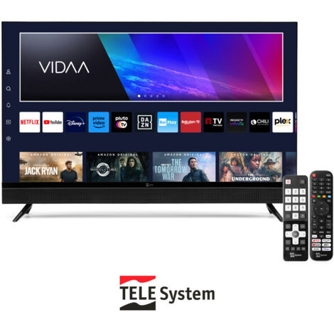 SMART TV 32 POLLICI TELE SYSTEM SONIC32FL SMV14 CON SOUNDBAR INTEGRATA
