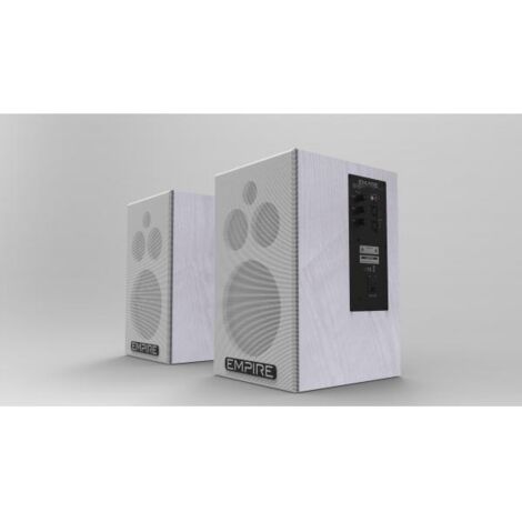 Altoparlante Empire HS290 da 290W con risposta in frequenza 80-20 kHz, uscite RCA e XLR bilanciate, colore bianco (1/4)