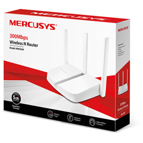 Mercusys MW305R router wireless Fast Ethernet Banda singola (2.4 GHz) Bianco (1/5)