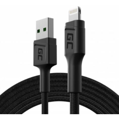 Green Cell KABGC21 cavo Lightning 1,2 m Nero (1/4)