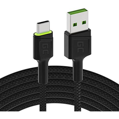 Green Cell KABGC06 cavo USB 1,2 m USB A USB C 0,48 Gbit/s Nero (1/5)