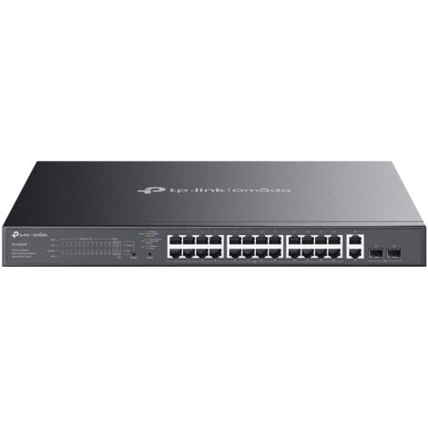 TP-Link Omada ES228GMP switch di rete Gestito L2 Gigabit Ethernet (10/100/1000) Supporto Power over Ethernet (PoE) Nero
