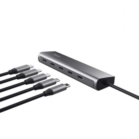 Trust Halyx USB 3.2 Gen 1 (3.1 Gen 1) Type-C Argento (1/5)