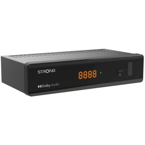 STRONG SRT7040 DECODER DIG SAT HDMI SCART ETHERNET USBSATELLITARE NERO (1/5)