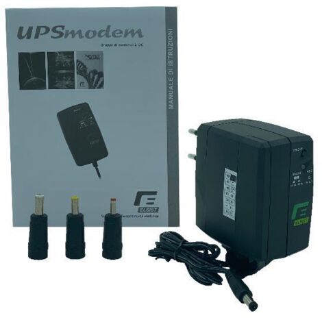 Elsist UPSMODEM adattatore e invertitore Interno 25 W Nero (1/5)