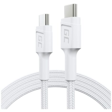 Green Cell KABGC30W cavo USB USB 3.2 Gen 1 (3.1 Gen 1) 1,2 m USB C Bianco (1/5)