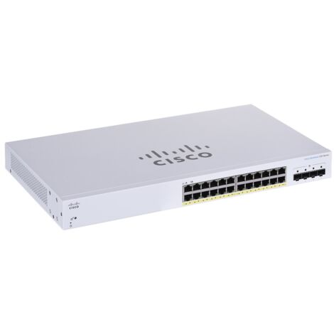 CBS220 SMART 24-PORT GE FULL POE 4X1G SFP (1/4)