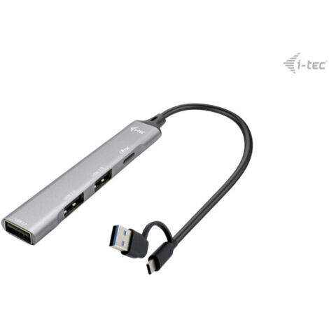i-tec USB-C/USB-A Metal HUB 1x USB 3.0 + 3x USB 2.0 (1/4)
