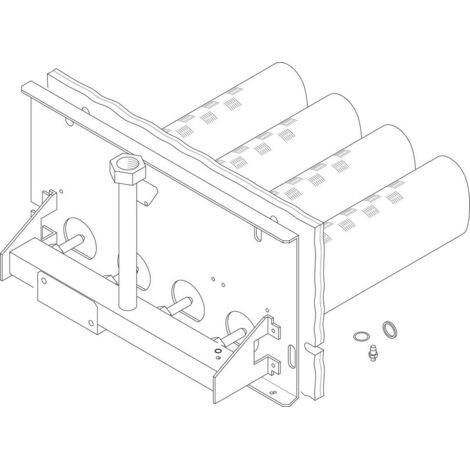 Ersatzteil 5103384 Brennrost AE124X 4/20 kpl Ersatz von BOSCH - 5103384 (1/2)