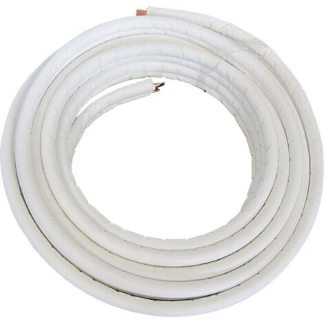 Bosch Kältemittelleitung-Doppelrohr Kupfer 1/4" 1/2" Länge=10m Doppelrohrleitung