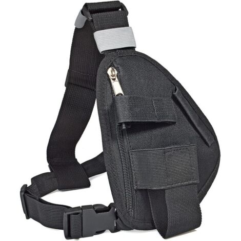 Chest Harnais pour Radio, Gilet Portable Sac de Poitrine Noir avec Sangle réglable Compatible avec Baofeng Motorola Uniden Kenwood ICOM Walkie Talkie (1/4)