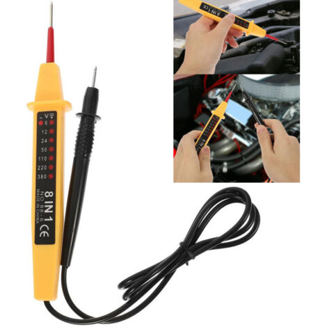 Testeur électrique Auto Stylo - Détecteur Tension 3-70V, Avec écran Numérique, Pour Voiture, Moto, Bateau