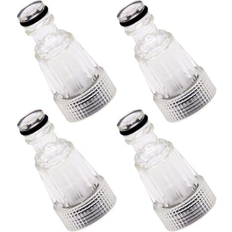 4 Pièces Filtres de l'eau pour Nettoyeur Haute Pression, Filtre à Eau pour Tuyau d'arrosage, Pompe, Jardin, Accessoires pour Nettoyeurs Haute Pression (1/4)