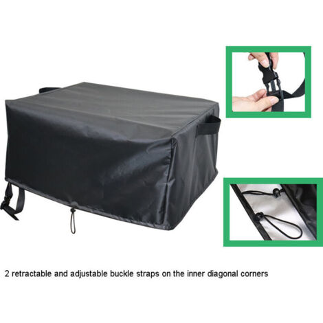 Housse De Four à Pizza Extérieur - Tissu Oxford étanche, 62x62x28 Cm - Protection Contre Intempéries Et Poussière - 8