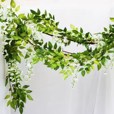 Guirlande De Cèdre Artificielle Verte - Longueurs 150/180/270cm, Décoration Murale Et Porte Pour Noël, Intérieur/extérieur