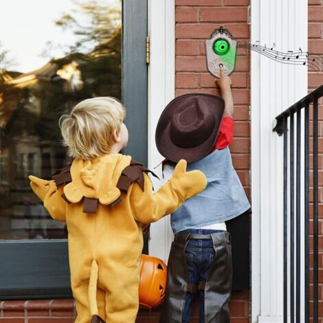 Lumières De Chemin D'Halloween, Lumières Sur Piquet De Jardin D'Halloween - Le Piquet Solaire Fantôme étanche Allume Les Lumières De Chemin Fantôme - Décorations Fantômes D'Halloween, Lumières Extérie