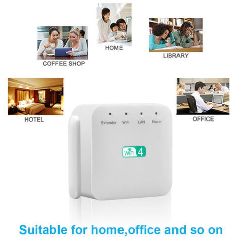 HURRISE Répéteur WiFi Amplificateur de signal de réseau fil à double HURRISE Répéteur WiFi Amplificateur de signal de réseau fil à double