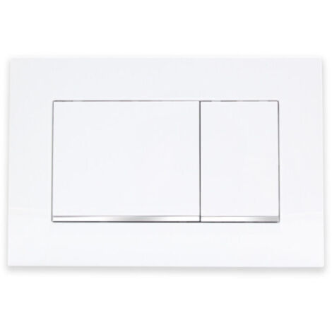 Plaque de déclenchement avec déclencheur de rinçage, plaque de déclenchement WC compatible avec Geberit Sigma 30, plastique ABS pour plus de durabilité et de durabilité, installation facile (1/4)