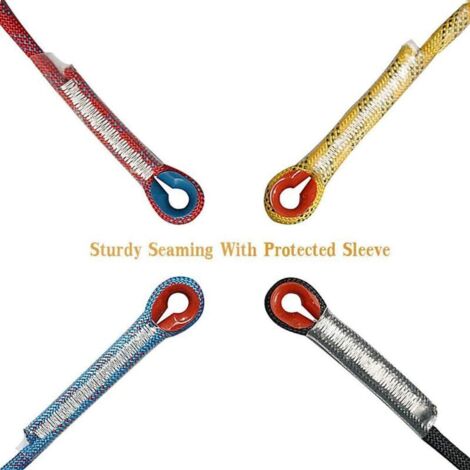 Protège-Corde D'Escalade/Alpinisme - Housse PVC 600D 50x14 Cm - Protection Contre L'Usure Et L'Abrasion - Léger 88g