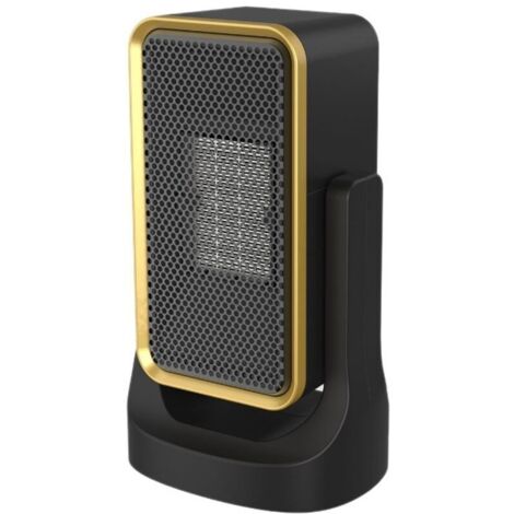 Petit radiateur de bureau portable, radiateur électrique, radiateur à air chaud en céramique PTC (1/4)