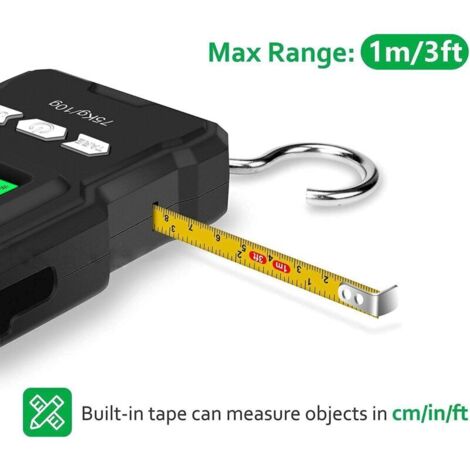 Pèse-bagages à Suspendre, Balance Numérique 50 Kg-10 G, écran LCD, Portable, Capacité De 50 Kg