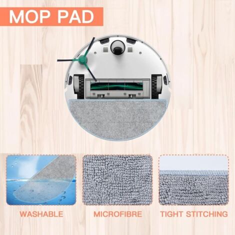 Kit D'accessoires Pour IRobot Roomba Combo Essential Y0112 Y0110 Robot Aspirateur Pieces De Rechange 1 Brosse Principale 4 Filtres 4 Brosses Laterales 99137804 Kit D'accessoires Pour IRobot Roomba Combo Essential Y0112 Y0110 Robot Aspirateur Pieces De Rechange 1 Brosse Principale 4 Filtres 4 Brosses Laterales 99137804