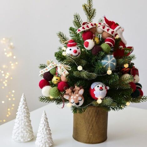 Autocollant Couronne De Noël - Sticker Mural 39x39cm PVC - Déco Festive Pour Salon, Chambre, Fenêtre
