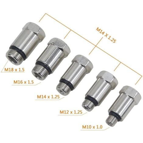 Testeur De Compression Moteur 0-100 PSI / 0-7 Bar – Double Manomètre – Kit Complet Avec Adaptateurs