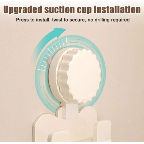 Récupérateur De Cheveux Mural En Silicone - Ventouses - 9x9 Cm - Pour Douche, Lavabo - Évite Les Bouchons