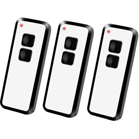 3 pièces Télécommande de Porte de Garage pour Novoferm Novotron 522, 524, 502 MAX43-2, 512 Mix43-2, Compatible avec Novoferm Novotron 433,92MHz Télécommande de Portail (1/4)