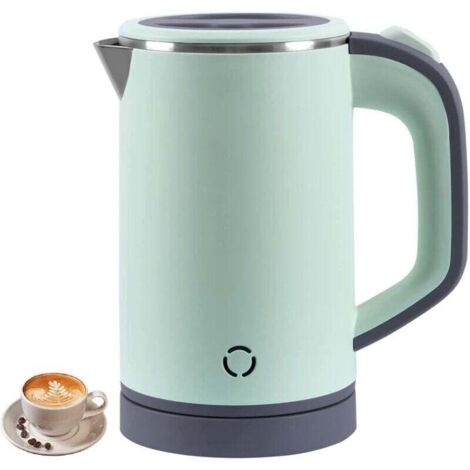 Petite bouilloire de voyage 800 ml - Bouilloire de voyage - 5 minutes - Bouilloire portable - Mini bouilloire de camping - Silencieux - Bouilloire de voyage en acier inoxydable - Bouilloire de voyage (1/4)