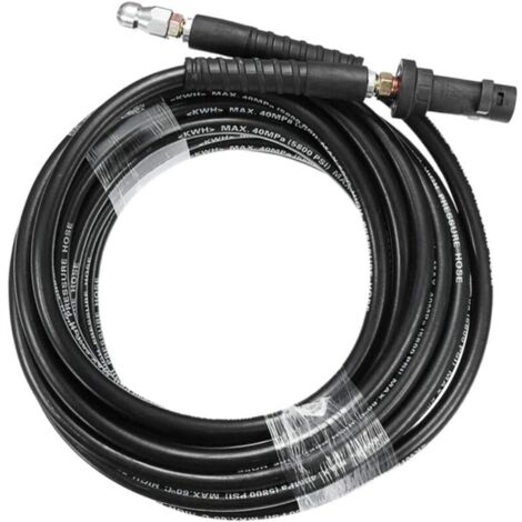 Tuyau de Nettoyeur Haute Pression, Tuyau de Lavage Automatique 40MPa/5800PSI, Tuyau de Nettoyage de Voiture pour Karcher K2 K3 K4 K5 (8 mètres) (1/5)