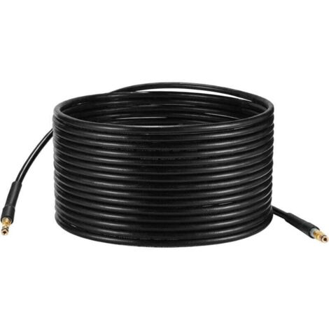 15M Rallonge de Tuyau pour Nettoyeur Haute Pression Kärcher K Series K2 K3 K4 K5 K6 K7 Karcher, 15M Flexible Tuyau de Rechange Quick Connect avec Embouts en Laiton (1/4)