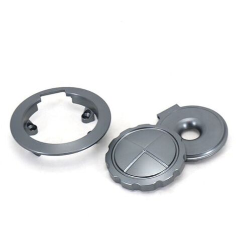 Bouchon De Réservoir Moto Sans Clé En Aluminium - Compatible Suzuki GSXR600/750/1000, GSX650, Bandit - Étanche, Design CNC