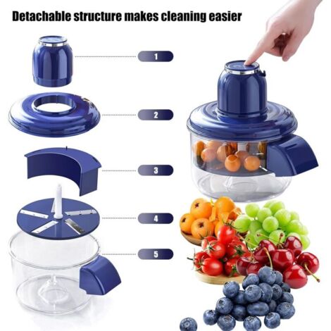 Éplucheur électrique Rechargeable Pour Raisins, Ail, Tomates - Machine Automatique USB, 1300mAh, 1080g - 10