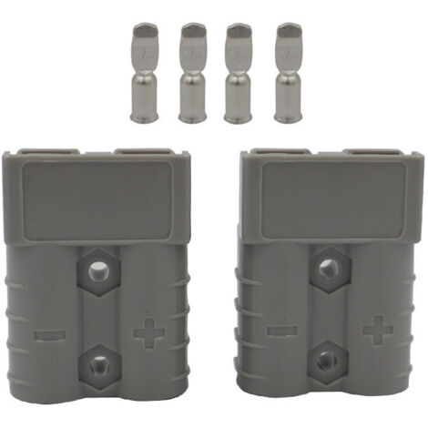 Connecteur Anderson pour Charger et alimenter Paire Mâle et Femelle AMH 50A 600V
