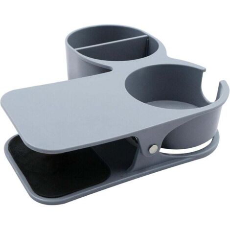 Porte-gobelet à clip - Porte-gobelet - Porte-bouteille - Support pour tasse à café avec pince - Support de bureau mobile pour la maison, le bureau (1/5)