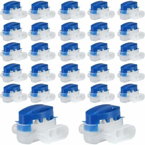 40 PCS Connecteurs Cable Robot Tondeuse Remplis de Gel Résine Original, Connecteurs Étanche 314 Pour Connecteurs Robot Tondeuse Automower- Étanches, Sûrs, Dénudage Inutile (1/5)