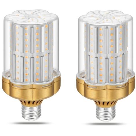 Lot de 2 Ampoule LED E27 30W, Blanc Chaud 3000K (Équivalent 250W Ampoule Incandescente) 3500LM Non Dimmable, Sans Scintillement (1/5)