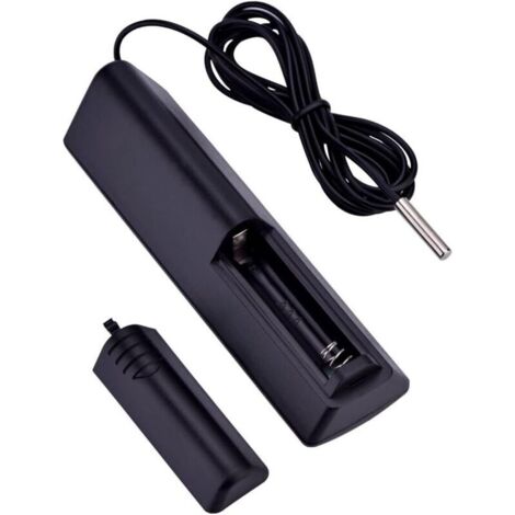 Thermomètre Numérique Pour Aquarium - Écran LCD - Plage 5°C à 40°C - Pour Poissons, Axolotl, Tortues, Bêtas - Montage Par Ventouse