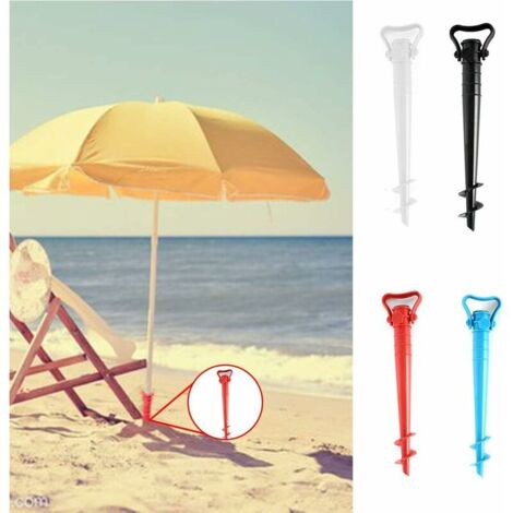 Support De Parasol De Plage à Visser | Piquet 5 Branches Pour Sable, Pelouse | Stable Et Résistant Au Vent