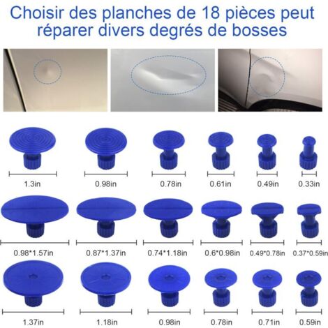 Kit Extracteur De Bosses Voiture 10 Pièces - PC Flexible, Pour Réparer Portes, Capots, Carrosserie - 9