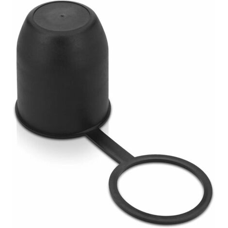 Capuchons De Protection Universels Pour Boule D'attelage 50 Mm - En ABS Chromé, Protège Contre La Rouille Et La Saleté