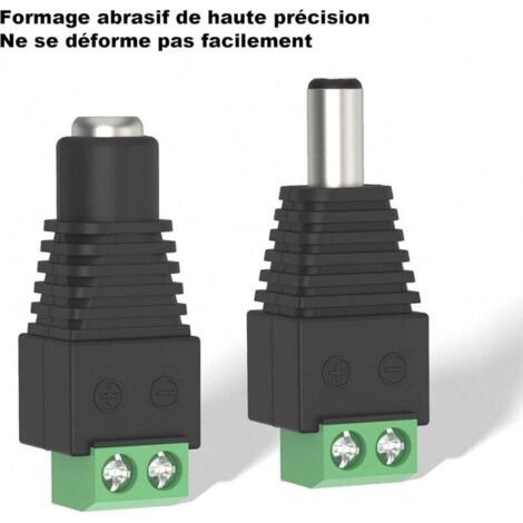 Adaptateur Prise DC Vers USB-C Pour Caméras Extérieures - Compatible Panneaux Solaires, Systèmes De Sécurité, Camping-car