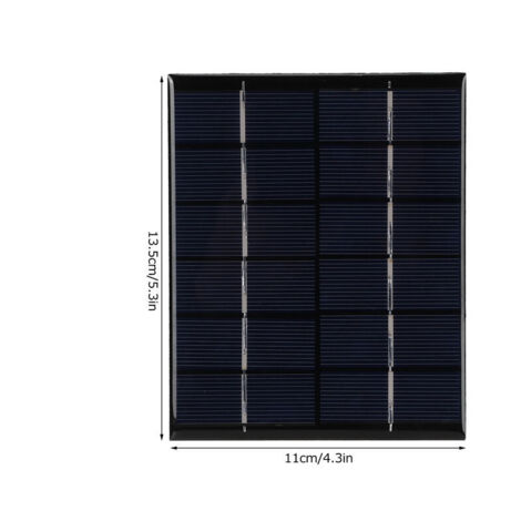 Panneau de charge,panneau solaire étanche 5W 12V extérieur bricolage cellules solaires chargeur