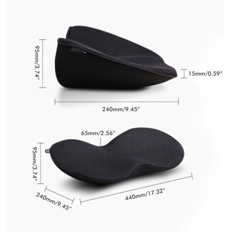 Coussin De Jambe D'extension De Siège De Voiture, Pour Conducteur, Support De Jambe Universel En Cuir, Housse D'oreiller En Mousse à Mémoire De Forme, Tapis De Rembourrage D'extension De Siège Auto